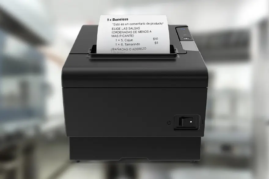 Impresión de tickets